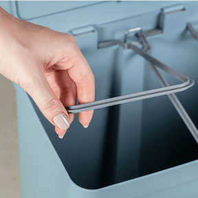 Lixeira de Pedal Trium Duplo Compartimento Chumbo 20 Litros