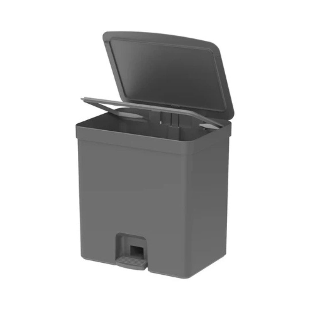 Lixeira de Pedal Trium Chumbo 20 Litros