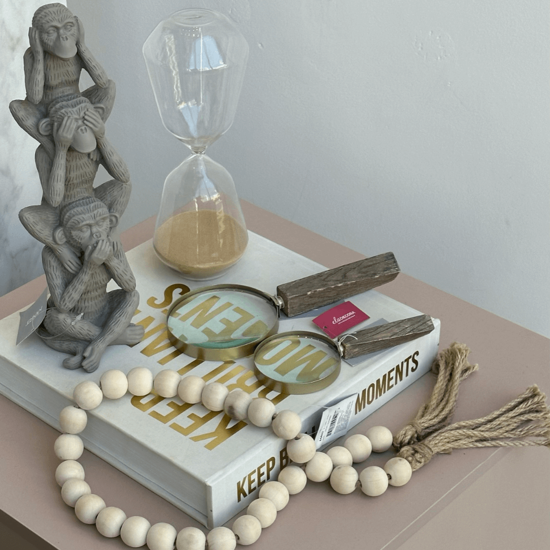 Lupa Decorativa em Poliresina 23cm