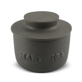 Manteigueira Francesa em Cerâmica Chumbo