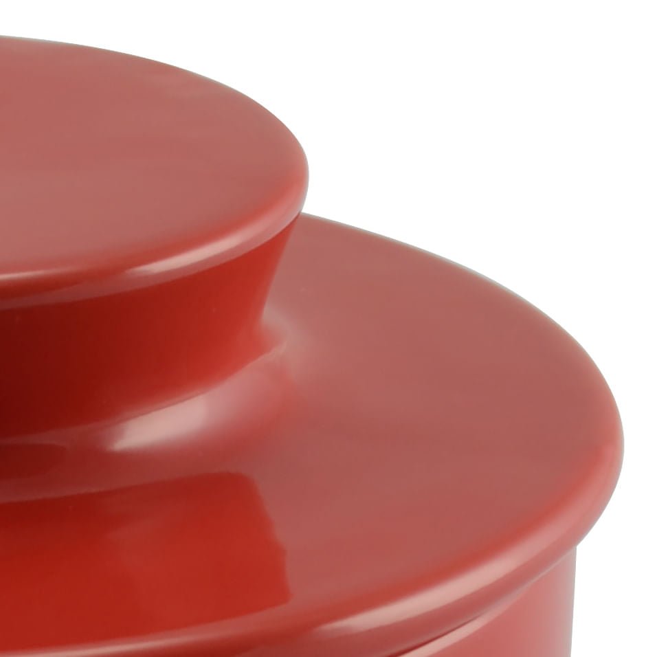 Manteigueira Francesa em Cerâmica Vermelha