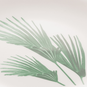 Mini Prato Decorativo Porcelana Leaf Redondo - 15 cm