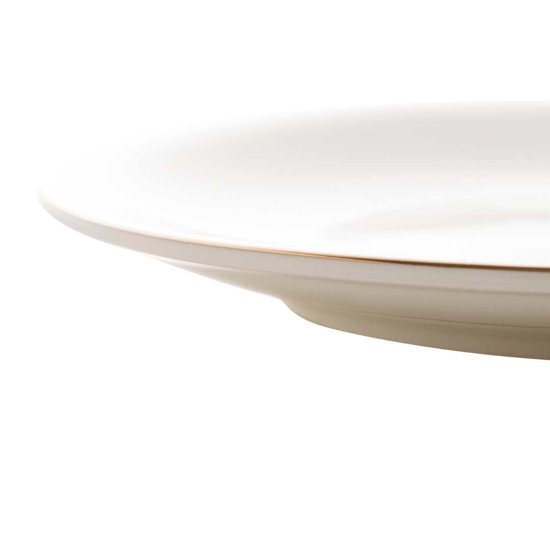 Mini Prato Decorativo Porcelana Leaf Redondo - 15 cm