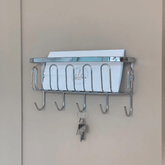 Organizador De Correspondências e Chaves Cromado