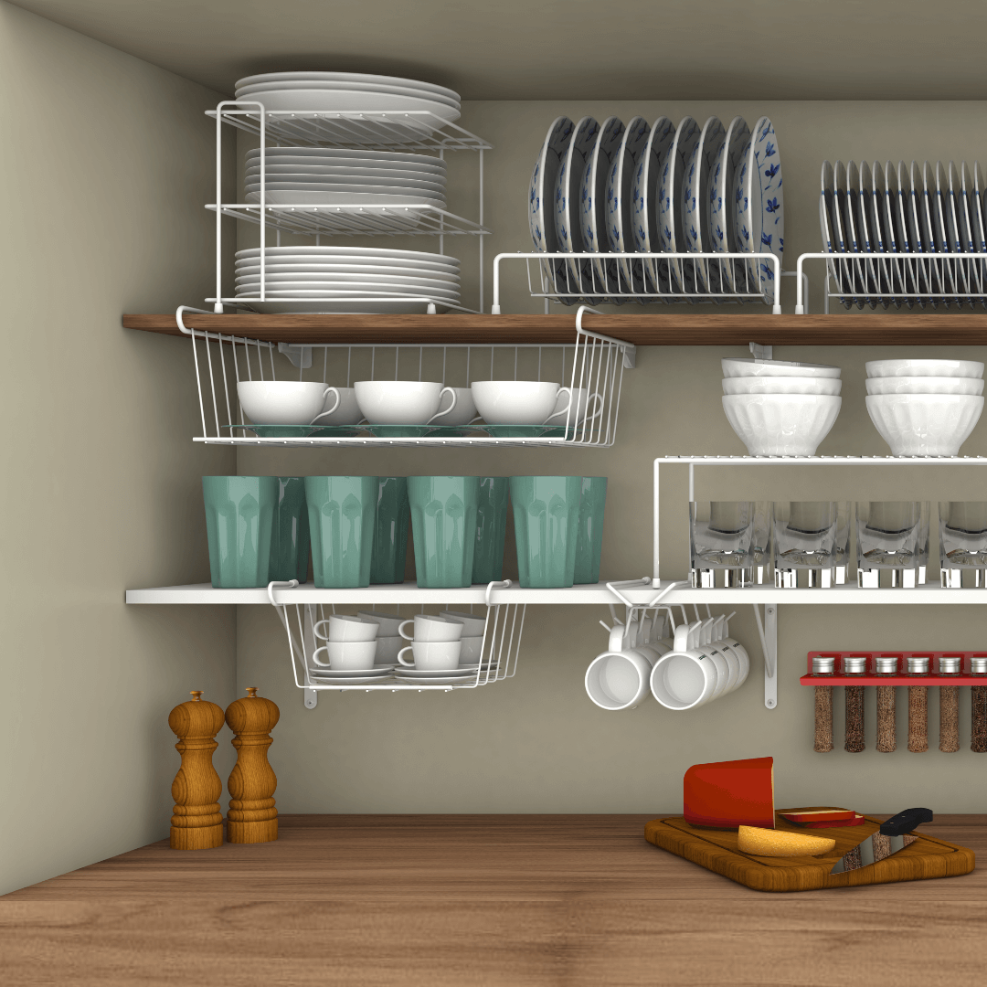 Organizador Armário Cesto Suspenso Pequeno - 25,5 cm