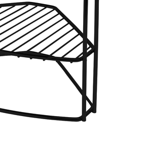 Organizador De Canto 3 Níveis  Preto Fosco Linha Black