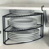 Organizador De Canto 3 Níveis  Preto Fosco Linha Black