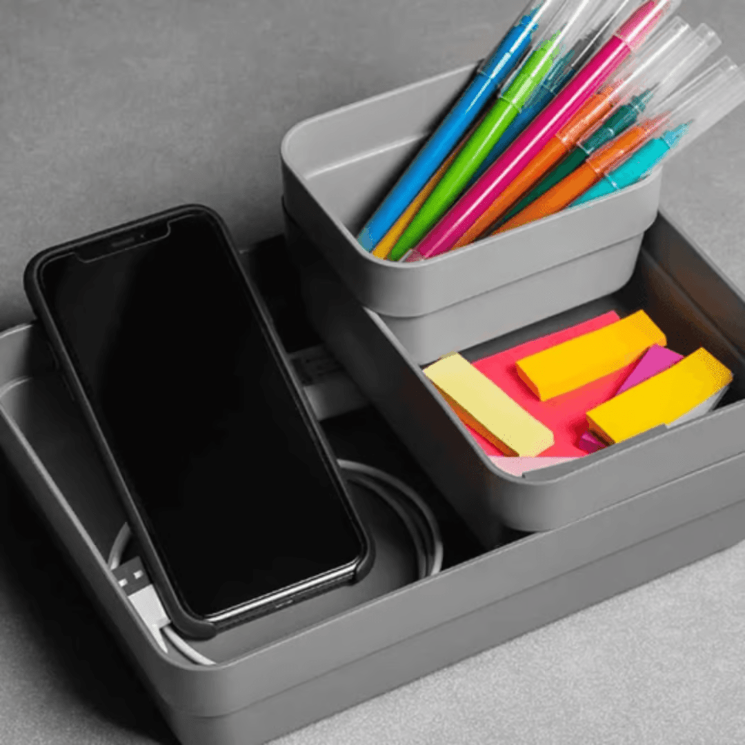 Organizador de Gavetas Mini Logic Branco 11,5cm