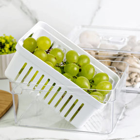 Kit 6 Organizadores de Geladeira Clear Fresh 2,2 Litros