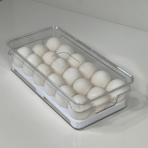 Organizador de Ovos Clear Fresh Natural 18 Ovos