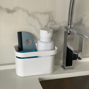 Organizador de Pia Porta Detergente Trium Max Branco Fechado