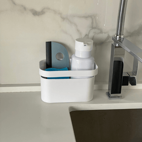 Organizador de Pia Porta Detergente Trium Max Branco Fechado