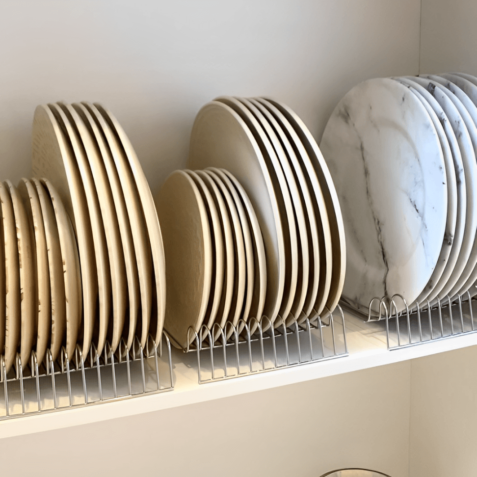 Organizador de Pratos 12 Posições 21,5cm Cromado