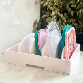 Organizador para Tampas de Potes Branco