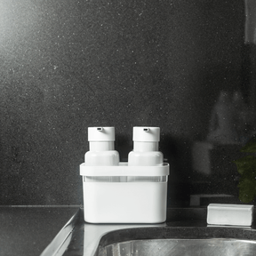 Organizador de Pia Porta Detergente Trium Max Branco Fechado