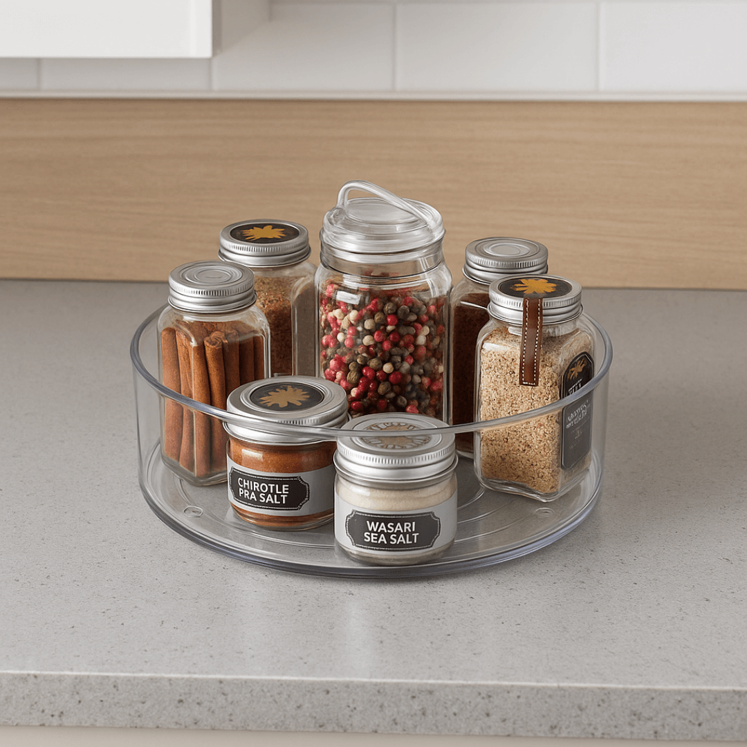 Kit 3 Organizadores Giratórios 23,5cm x 9cm