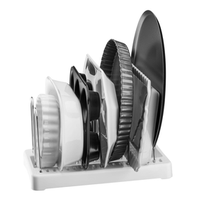 Organizador de Formas, Travessas e Frigideiras Branco