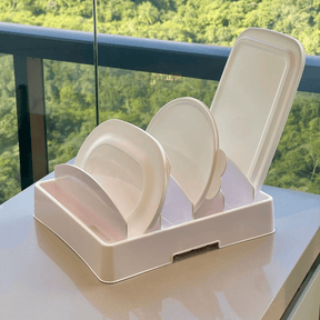 Organizador para Tampas de Potes Branco