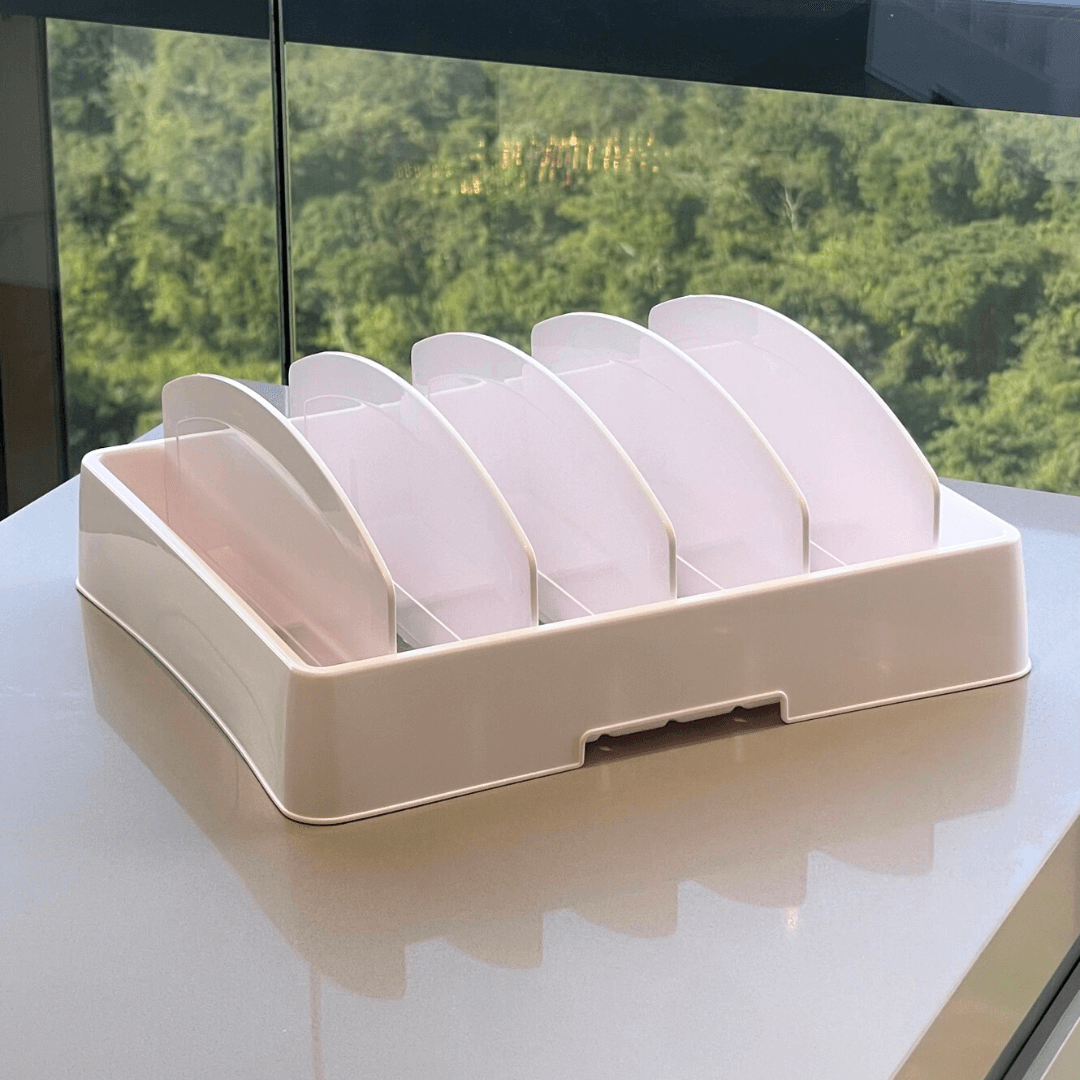 Organizador para Tampas de Potes Branco