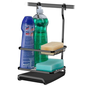 Porta Detergente Sabão e Esponja Para Barra Luxo Ônix