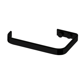 Porta Papel Higiênico Aço Piatina Preto Fosco Linha Black