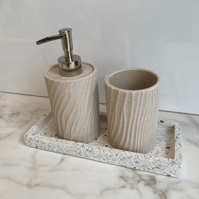 Copo Multiuso em Polirresina Bege 10,5cm