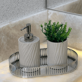 Copo Multiuso em Polirresina Bege 10,5cm