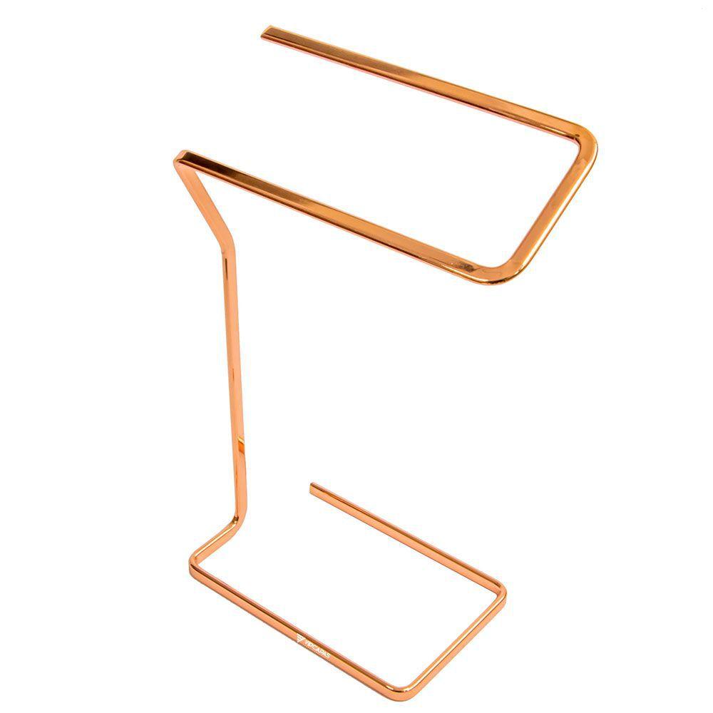 Porta Toalha de Bancada Rose Gold