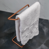 Porta Toalha de Bancada Rose Gold