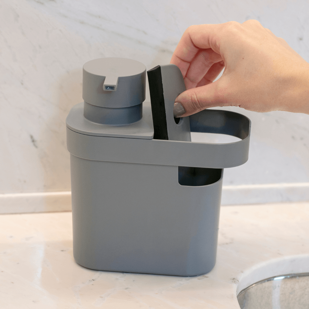 Dispenser de Detergente e Organizador Trium Chumbo 650ml