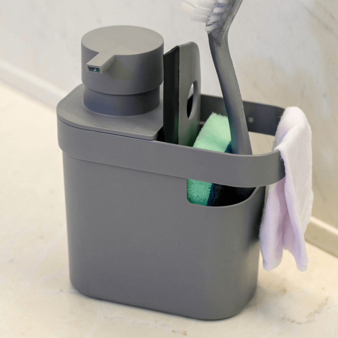 Dispenser de Detergente e Organizador Trium Chumbo 650ml