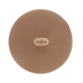 Pote Decorativo de Cerâmica Heart Bege 15cm