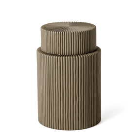 Pote Decorativo em Cimento Verde Militar 11,5cm