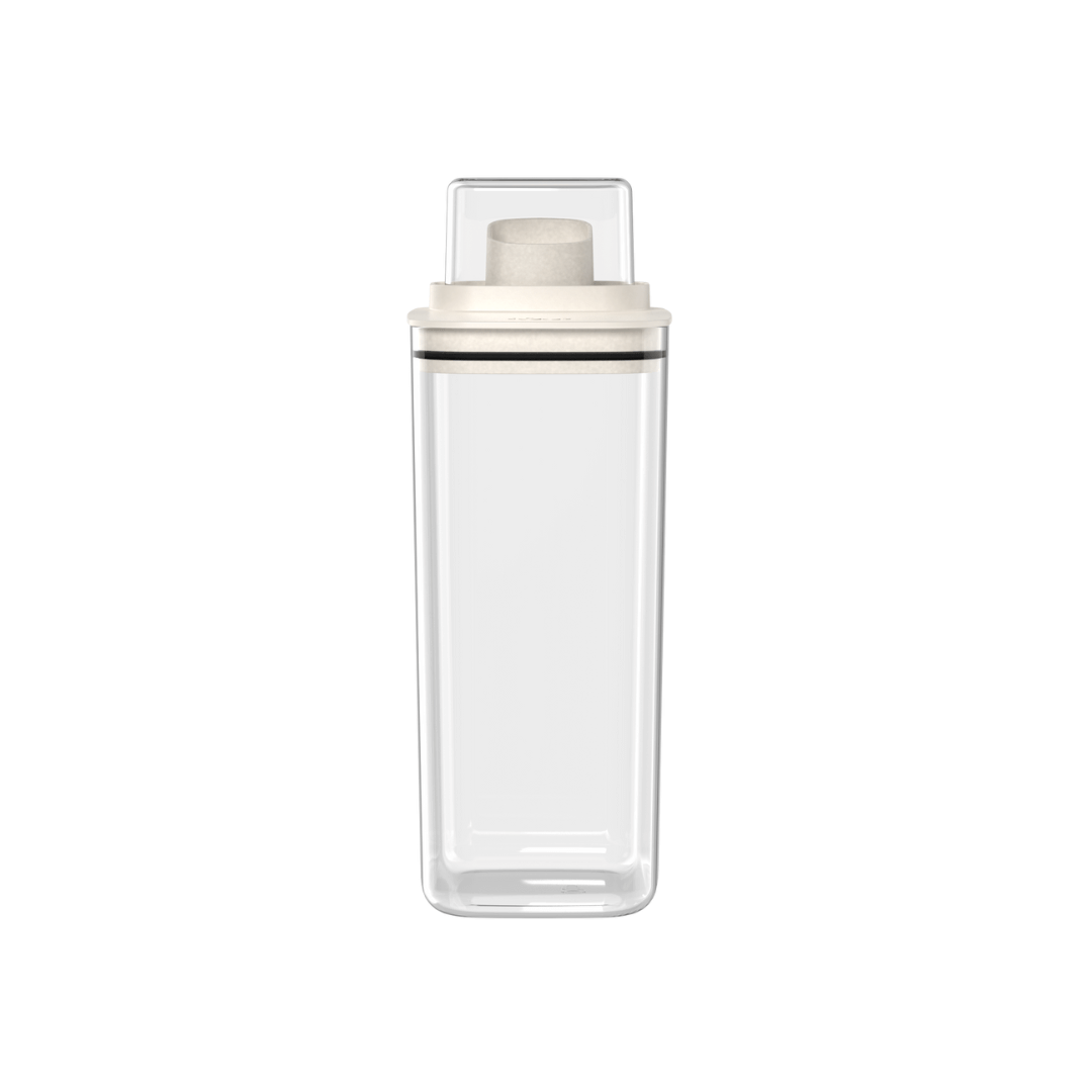 Pote Hermético Dispenser Flow Bege 2,3 Litros