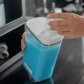 Pote Hermético Dispenser Flow Bege 2,3 Litros