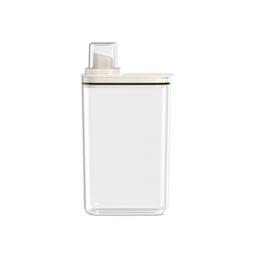 Pote Hermético Dispenser Flow Bege 2,3 Litros