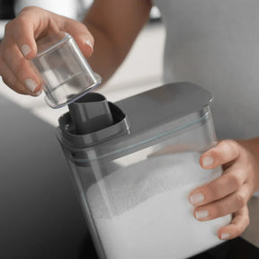 Kit 2 Dispenser Organizador de Lavanderia Chumbo 2,3 L