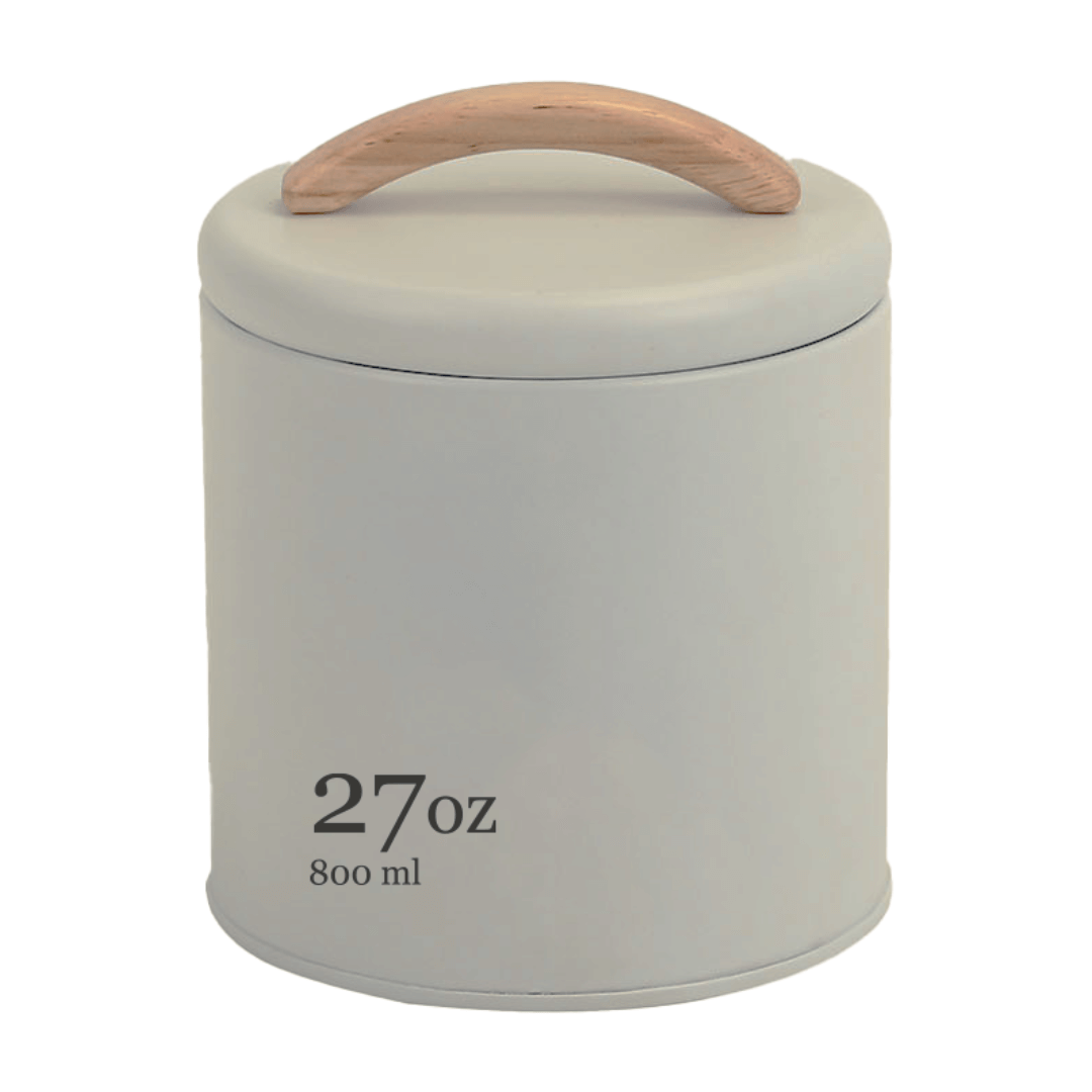 Pote para Mantimentos Hermético Sense 0,8 Litros Bege
