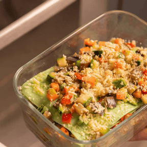 Pote de Vidro Hermético Tampa Branca Fresh Lock 2,4L