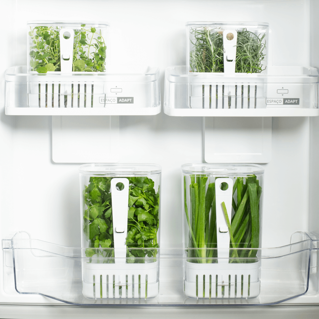 Organizador Pote para Temperos Frescos Clear Fresh 2,3 Litros