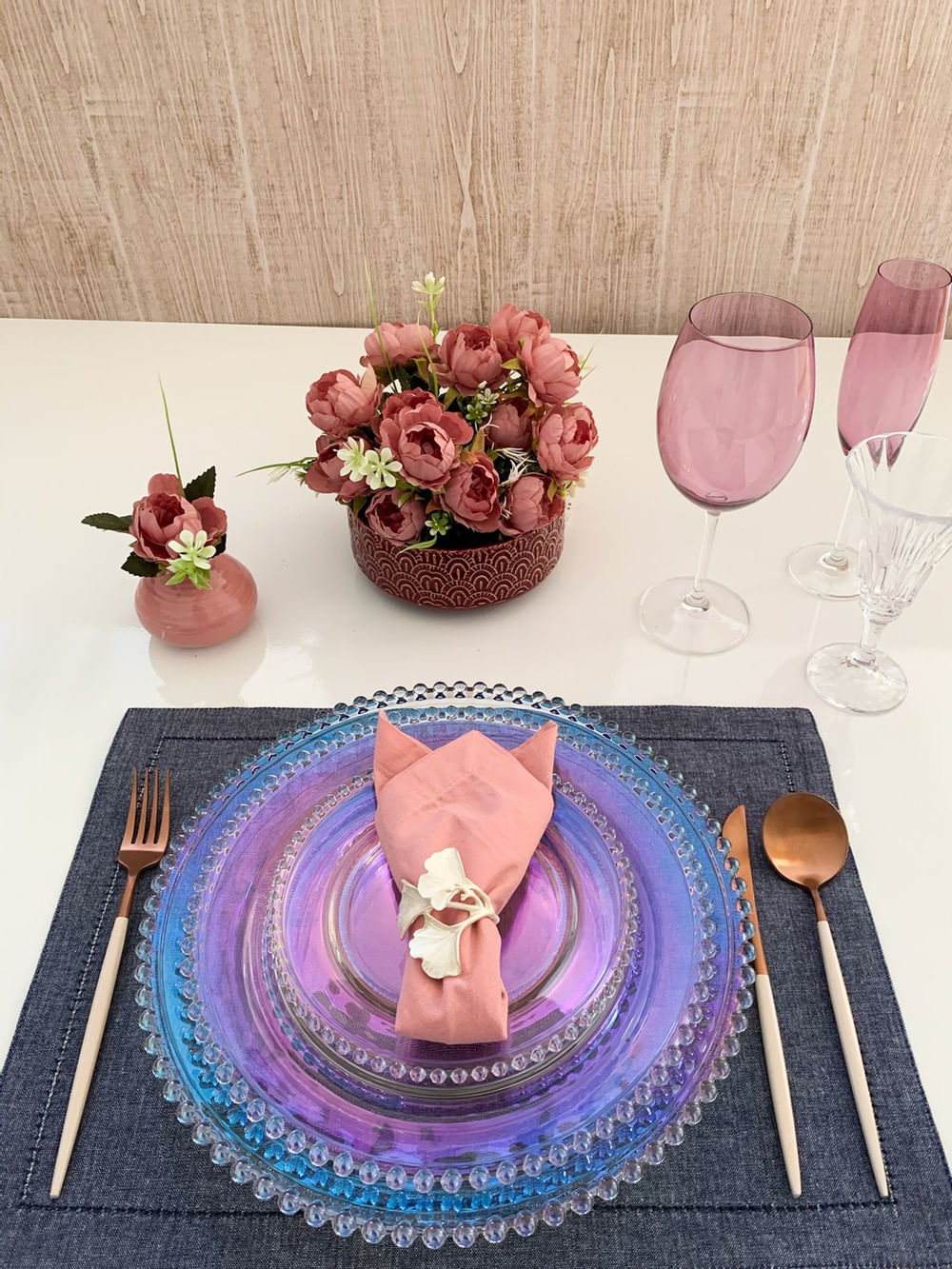 Prato Cristal Chumbo Rainbow Furta Cor Bolinhas Wolff - 28cm