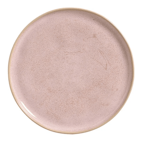 Prato Raso Bio Litchi Stoneware Rosa 27,5cm