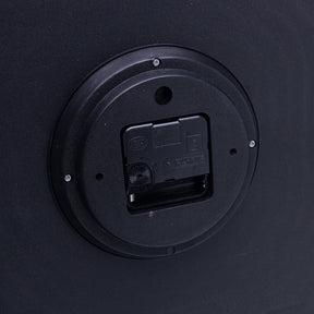 Relógio de Parede Moderno em Plástico Branco e Dourado 25cm