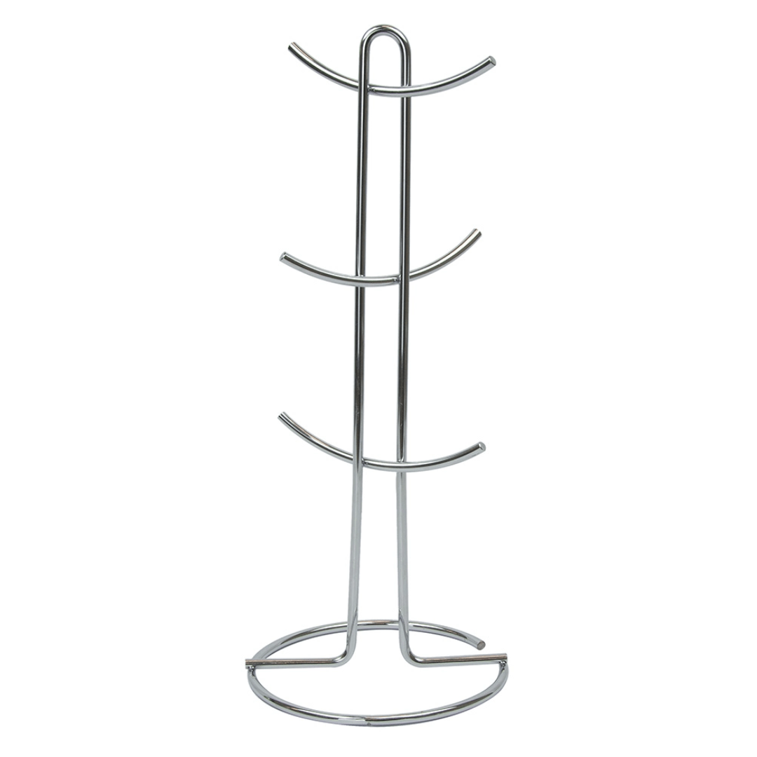 Suporte para Caneca e Xicara em Aço Cromado 15,2cm