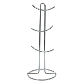 Suporte para Caneca e Xicara em Aço Cromado 15,2cm