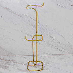 Suporte para Papel Higiênico de Chão 2 Rolos Dourado