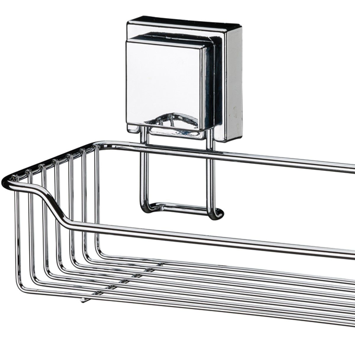 Suporte para Shampoo Aço Inox com Fixação por Ventosas