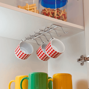 Suporte para Xicaras de Fixar no Armário