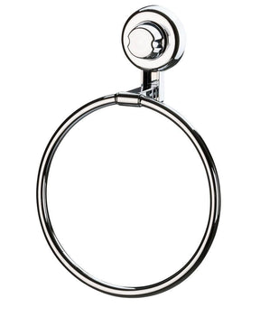 Toalheiro Argola Cromado Fixação por Ventosa
