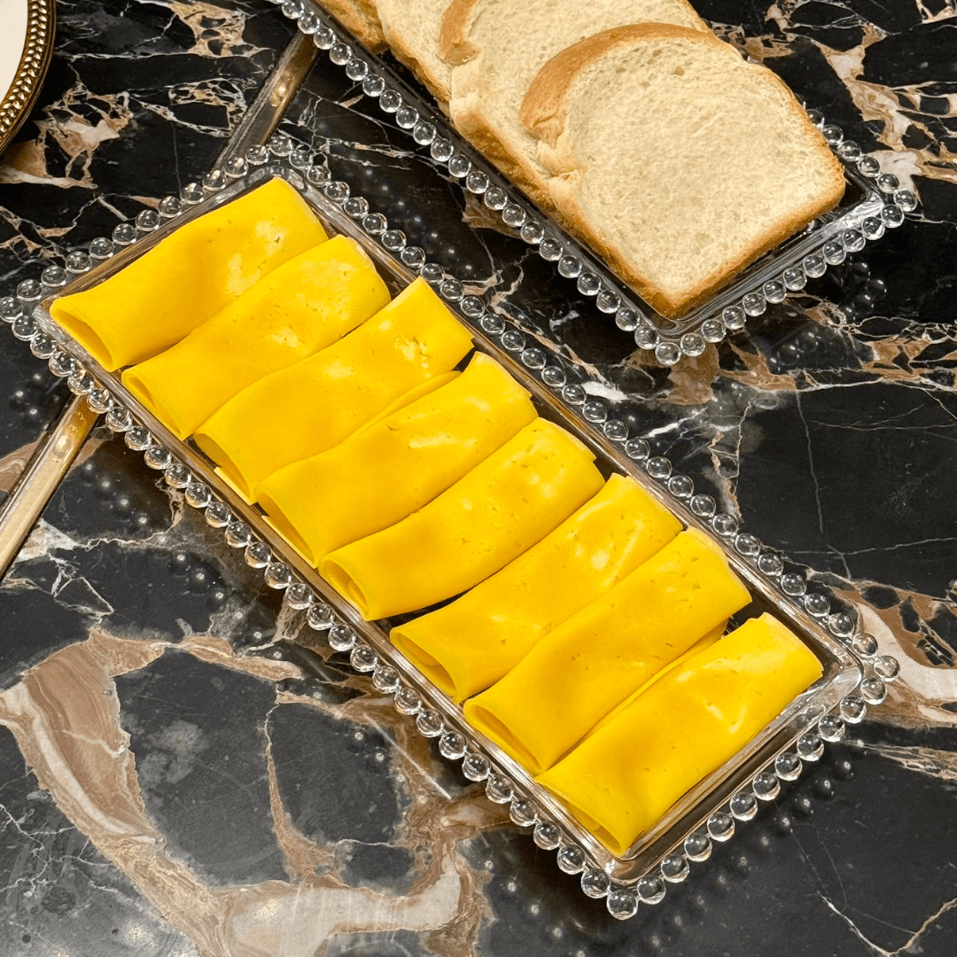 Travessa Cristal Pearl Bolinha - 30 cm